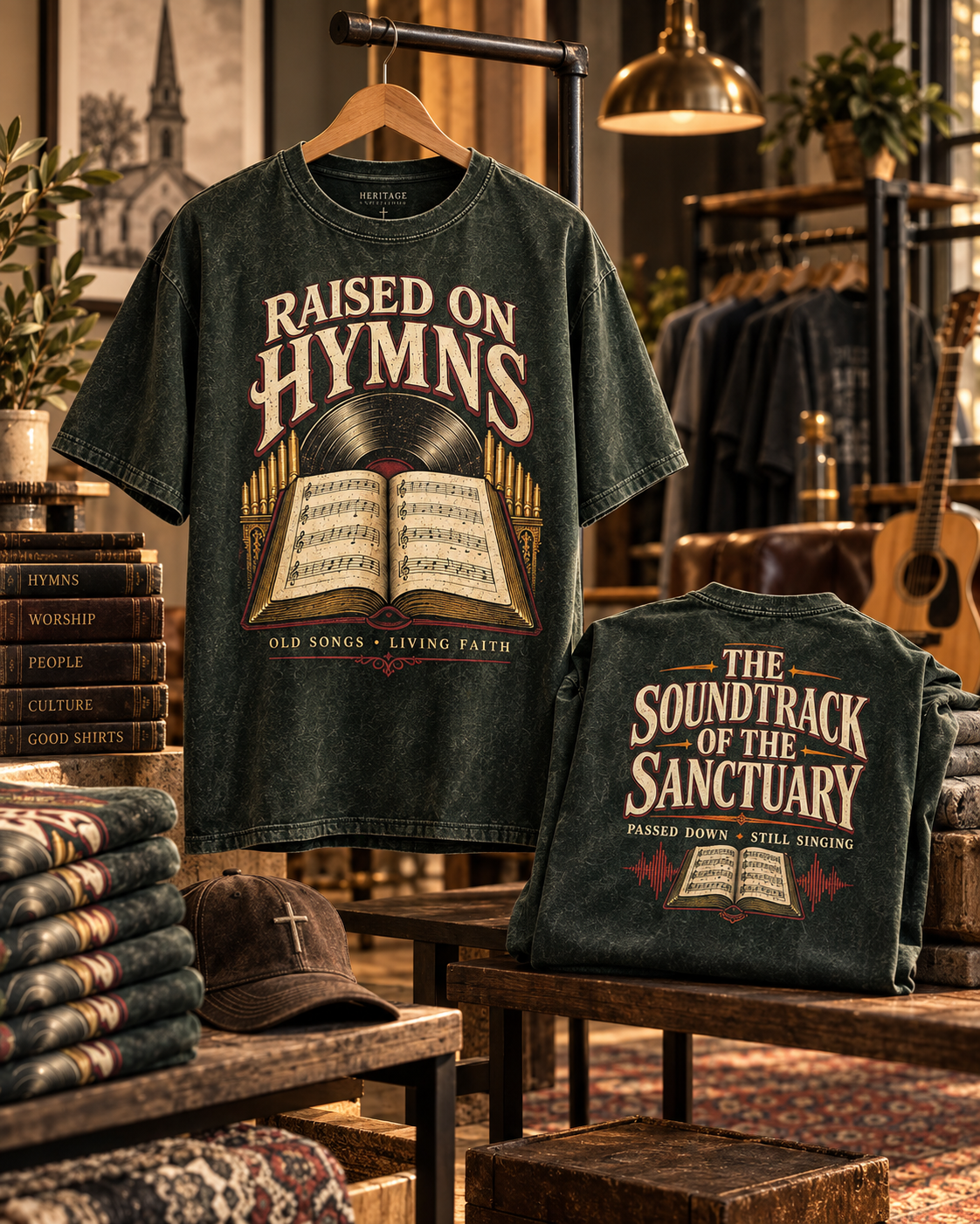 Raised On Hymns Tee | Heritage Collection