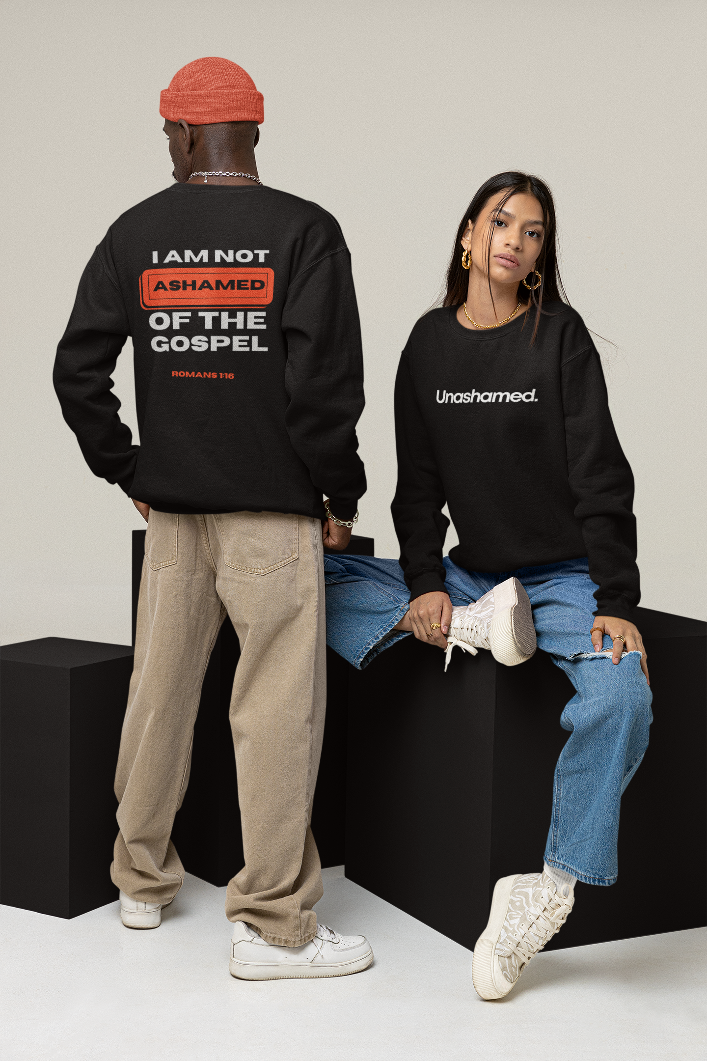 Unashamed Sweatshirt (Romans 1:16)