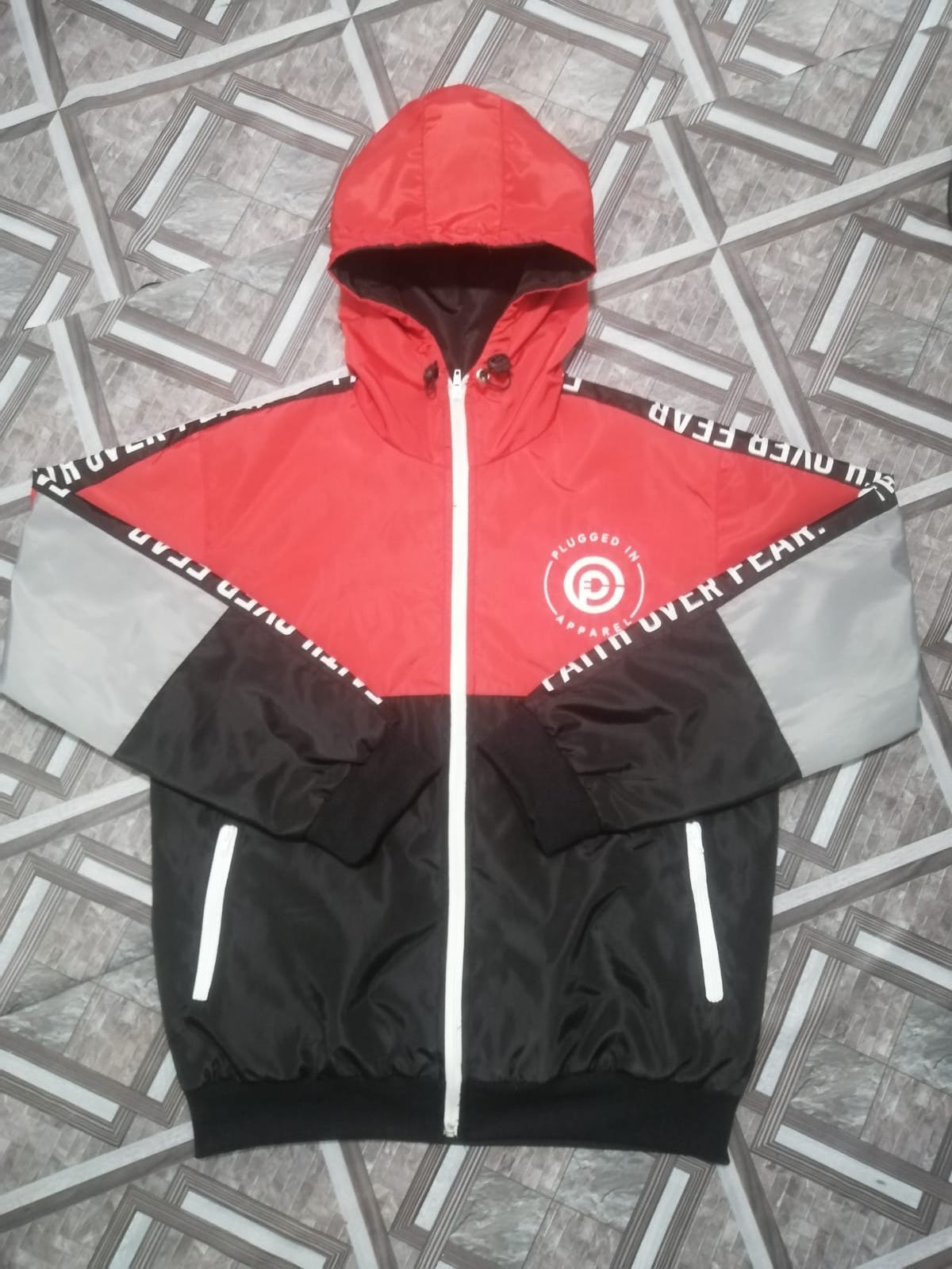Faith Over Fear Windbreaker