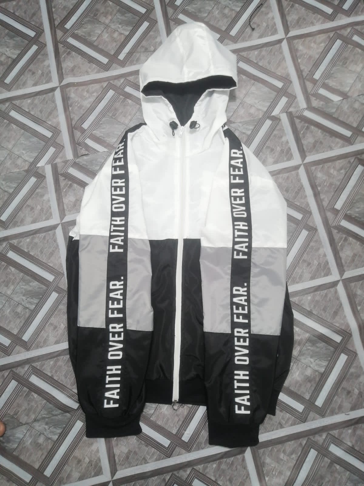 Faith Over Fear Windbreaker
