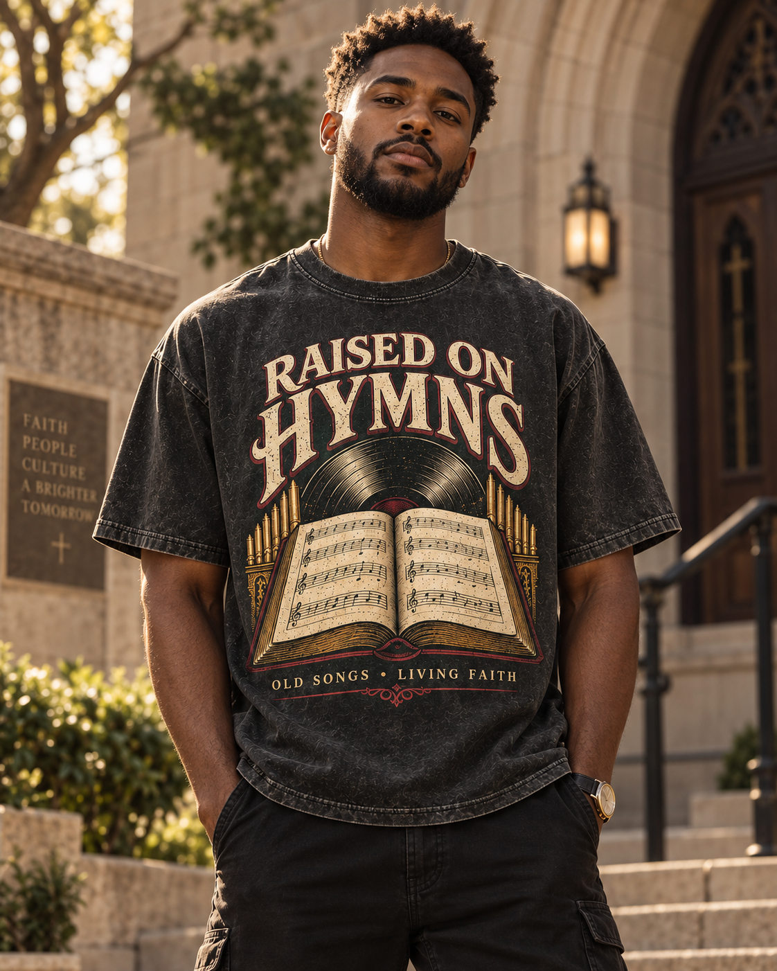 Raised On Hymns Tee | Heritage Collection