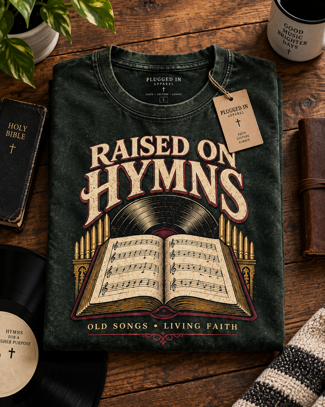 Raised On Hymns Tee | Heritage Collection